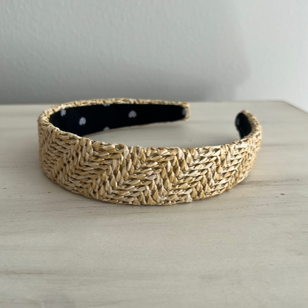 Lele Sadoughi Raffia alice headband